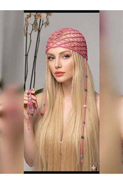 meryemin butiği قبعة مطرزة بالخرز مصنوعة يدويًا