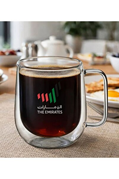 Blackstone كوب زجاجي مزدوج الجدار سعة 300 مل، قطعة واحدة، كوب شاي وقهوة معزول...