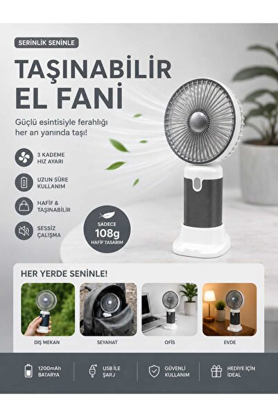 Princo El Fanı yüksek 3 kademeli-şarjlı-dayanıklı