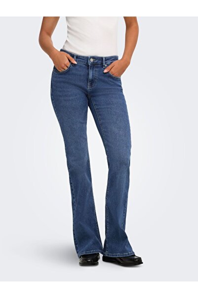 ONLY Flared fit jeans ONLPHOEBE Niedrige Taille Flared Jeans