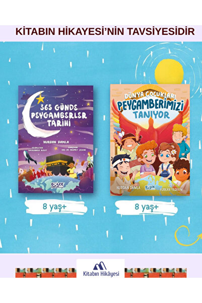 Gülce Kitap 365 Günde Peygamberler Tarihi (Fleksi Cilt)-Dünya Çocukları Peyga...