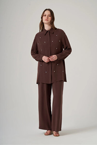 Nuss 1064 Pants Suit - Brown
