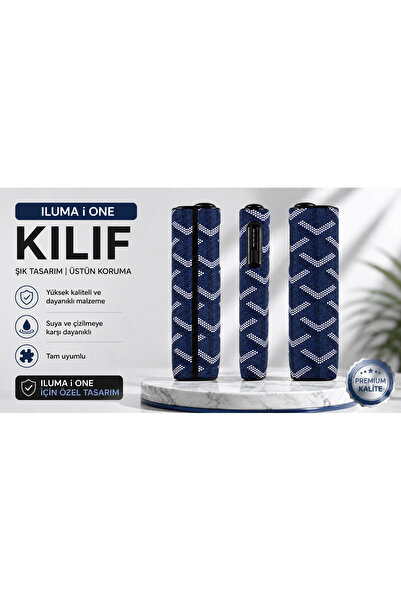 YuumiCo Iluma i One Goyard Desenli Lacivert IQOS Kılıfı - Yeni Model iluma i ...