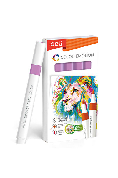 Deli Violet Acrylic Marker Color Emotion