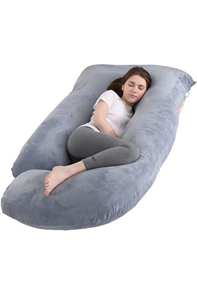 Linomag 3-in-1 Pregnancy Pillow, Belly/Back/Leg Support, Baby Use, Removable ...