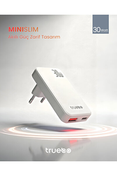 truebo MiniSlim 30W Hızlı Şarj Adaptörü