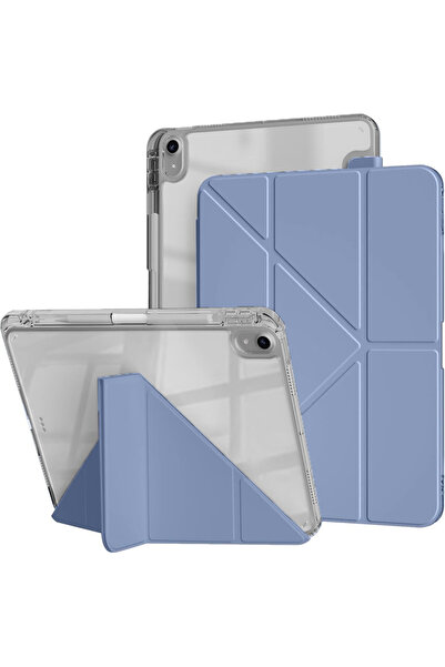 UnDePlus Apple iPad 11.Nesil A16 11inç/10.Nesil 10.9inç Kılıf Mika Trifolding...