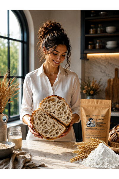 Sevinçli Doğa 2 Kg Şah Ekşi Mayalı Ekmek ve Pizzalarınıza Özel Yüksek Protein...