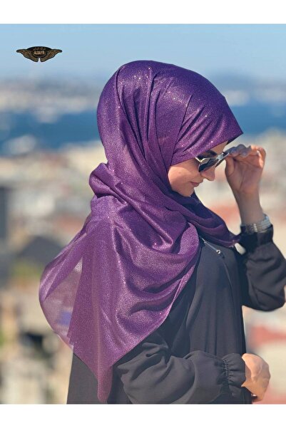 ALDAIYR Simli şifon şal