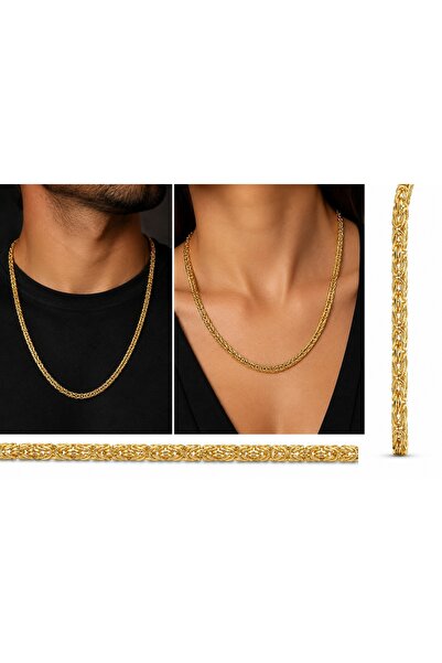 Berr Diamond 14 AYAR ALTIN UZUN KRAL MODEL ZİNCİR KOLYE ( 65 CM )