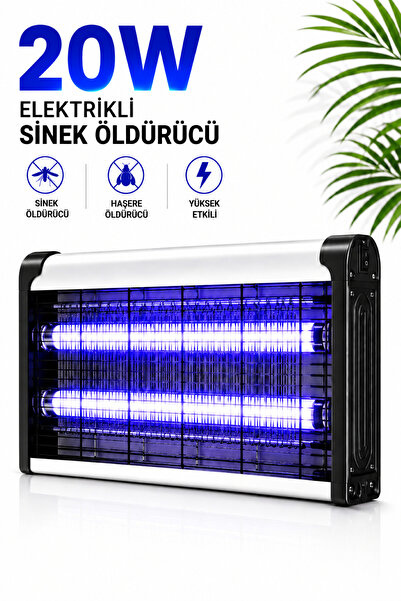 RAYLAX Elektrikli 10+10W Sivrisinek Yok Edici LED Sinek Öldürücü Gece Lambası...