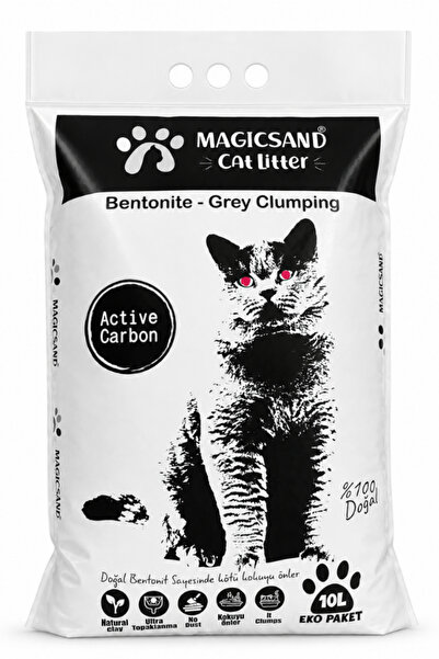 magicsand Aktif Karbon Ince 10 Lt Kedi Kumu- Cat Litter