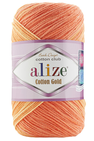 Alize Cotton Gold Batik 7687 Crop Elbise Amigurumi Motifli Hırka Pamuk Ip 100...