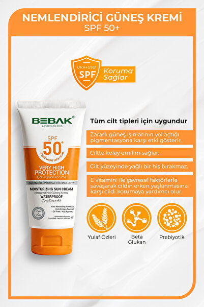 Bebak GÜNEŞ KREMİ TÜP 75 ML