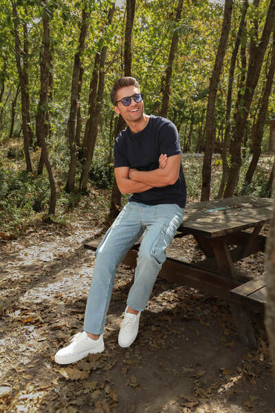 BANNY JEANS Muške farmerke - Kargo džep komada
