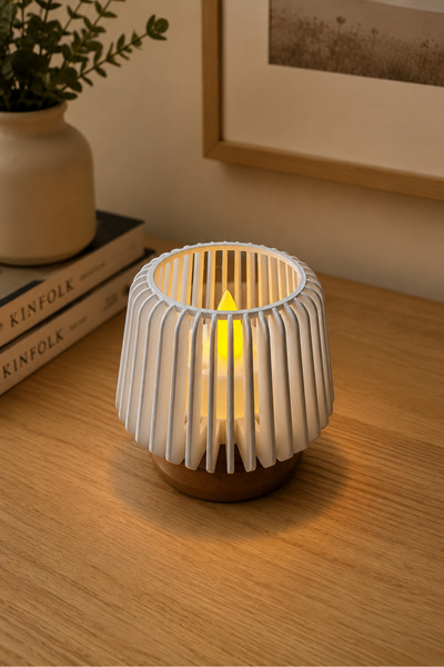 OVERMAX Dekoratif Led Tealight Mumluk | Masaüstü Aydınlatma | 1 adet | 7x7,5 cm