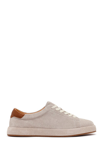 Derimod Erkek Gri Bağcıklı Süet Deri Sneaker 26SFD696910