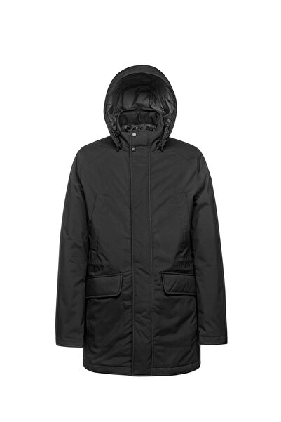 Geox Erkek Siyah Andalo Fermuarlı Mont M4620FT3136F9000
