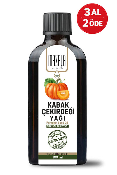 Masala Kabak Çekirdeği Yağı 100 Ml. - Soğuk Pres