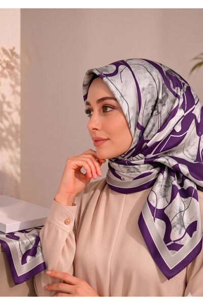 Sisley سورا وشاح حريري