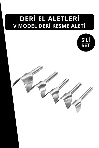 Dopar V model set alata za sečenje kože, 6 komada, nehrđajući čelik