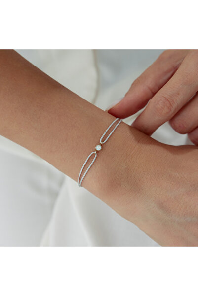 Cherry by Özkonak İkizler Burcu Moonstone İpli Bileklik