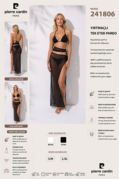 Pierre Cardin ISABEL Μονή Φούστα - Λεπτομέρεια με σχισμή