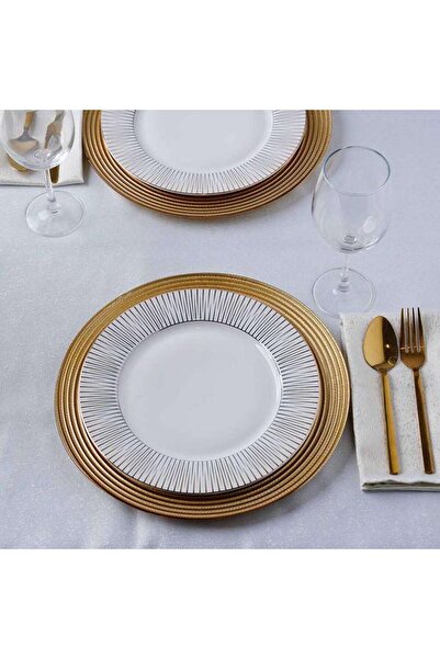 PAN HOME غطاء طاولة جلامور 150x250 سم - فضي