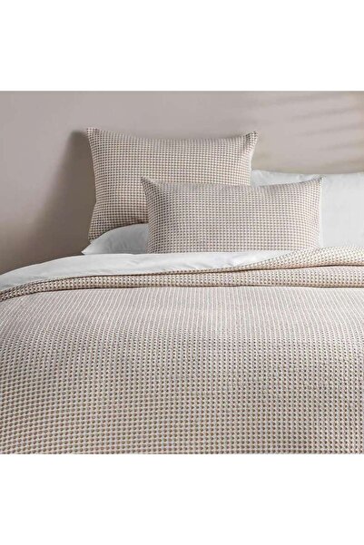 PAN HOME Whitney Waffle 3-piece Queen Duvet Cover Set 200x200cm - Beige