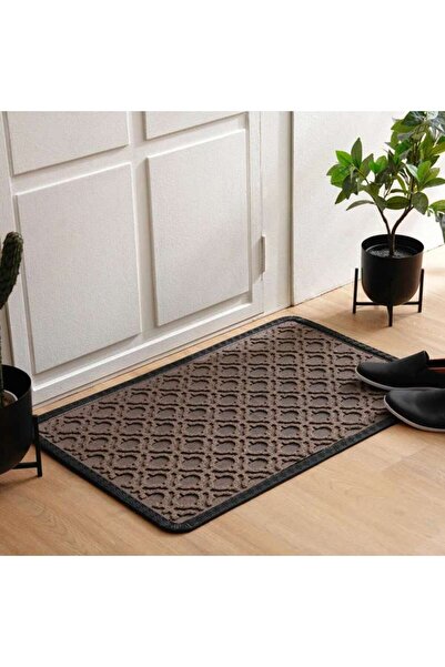 PAN HOME سجادة باب جيس مقاس 60×90 سم - بني