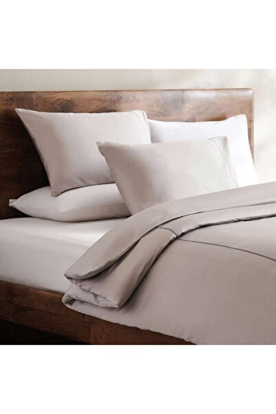 PAN HOME Classic Egyptian 3-piece 400tc Queen Duvet Cover Set 200x200cm - Vapour