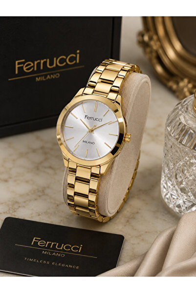 Ferrucci Vintage Seri 2 Yıl Garantili Yeni Sezon 3 Atm Suya Dayanıklı Kadın K...