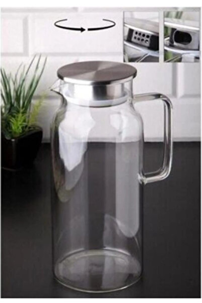 çerçi Borosilikat Cam Sürahi 2 Litre 1,2 litre