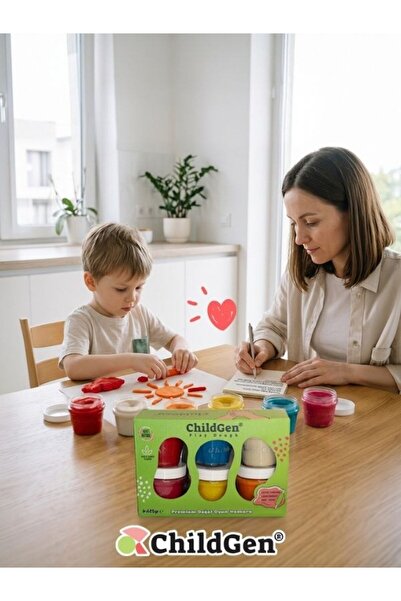 ChildGen Play Dough ChildGen 6'lı 125gr Oyun Hamuru Seti (6x125gr)