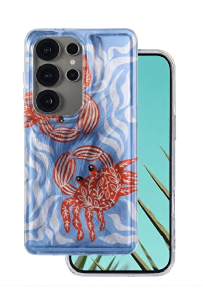 Samsung Husă protectie de vară Ultra Trendy pentru Galaxy S25 Ultra, model crab