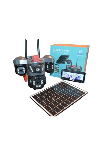 technozi X5TECH 66G 4g Sim Kartlı Solar Panelli Güvenlik Kamerası