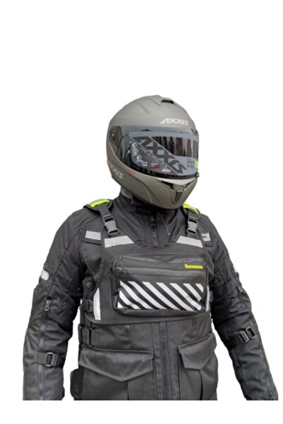 MOTOANL Reflective Vest Bag Suitable for Motorcycles and Bicycles (Compatible...