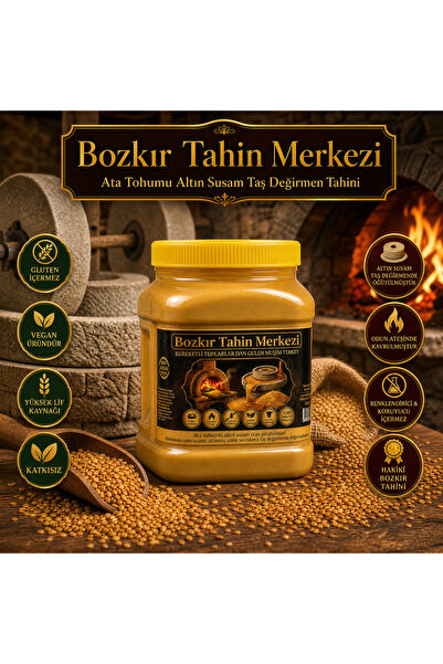 Hakbur Bozkır Yöresel Bozkır Tahin Merkezi Ata Tohumu Altın Susam Taş Değirme...