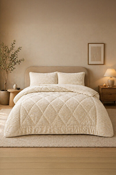 Vannes Home طقم لحاف مزدوج من ويلسوفت مع غطاء وسادة مزدوج الجانب، طقم نوم مع ...