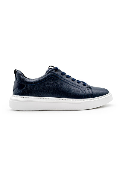 ventro Pantofi sport pentru bărbați, albastru marin, 100% piele naturală, cu ...