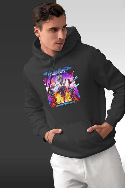 buzagi tasarım ürünleri Dragonforce Oversize Hooded Unisex Sweatshirt
