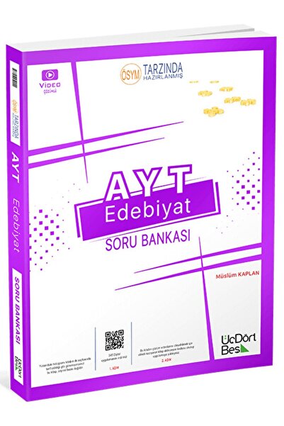 Üç Dört Beş Yayıncılık Üç Dört Beş Yks Ayt Edebiyat Soru Bankası - Müslüm Kap...
