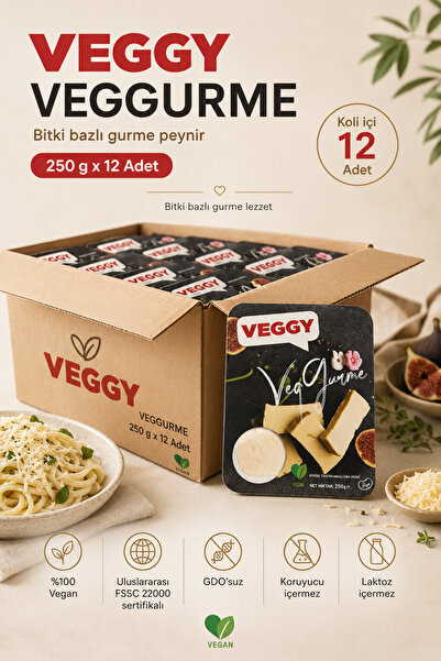 Veggy VEGGURME PERMESAN 250 GR X 12 Adet
