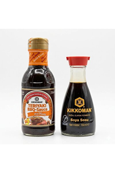 umami KIKKOMAN SOYA SOSU 150 ML +KIKKOMAN BALLI TERİYAKİ SOS 250 ML