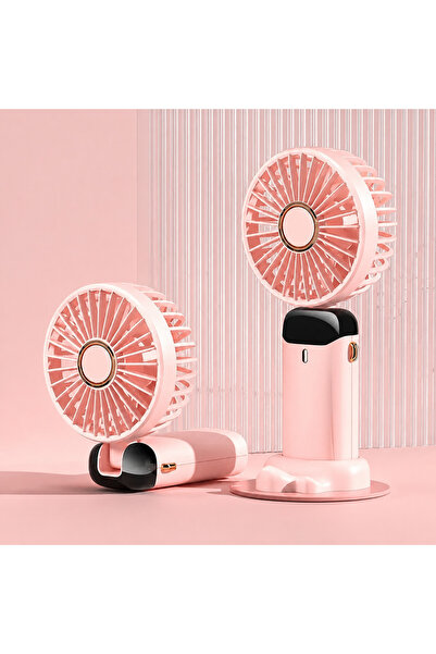 GALORWAY Ventilator portabil pliabil, cu 5 trepte de viteză, suport telefon, ...
