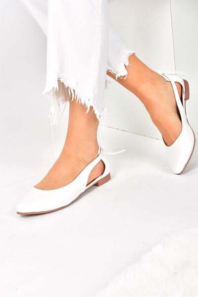 Fox Shoes Balerina de damă alb Balerina H726324009