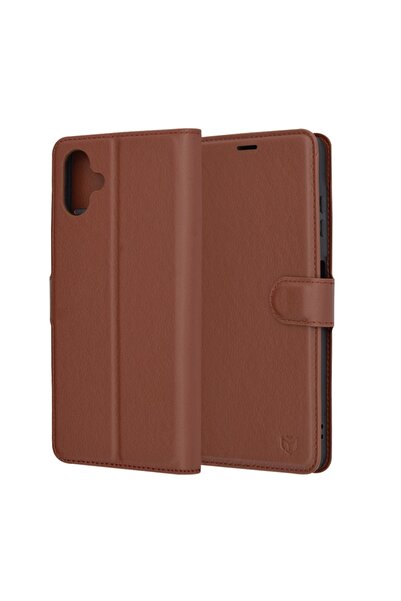 Techsuit Husă pentru Samsung Galaxy A06 - Techsuit Leather Folio - Maro