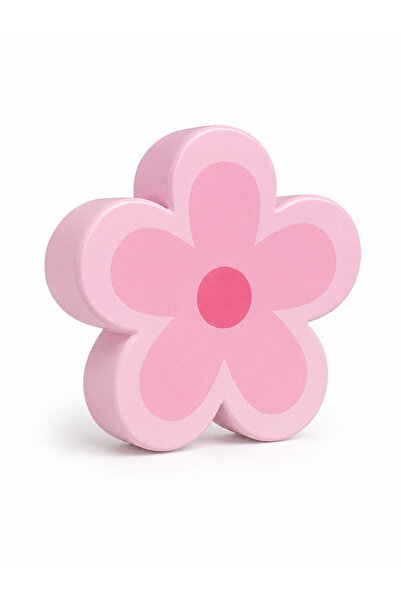 TURUNÇ AKSESUAR Pembe Çiçek Kulp- Çap 6 Cm Kız Bebek Çocuk Genç Odası Dolap Ç...