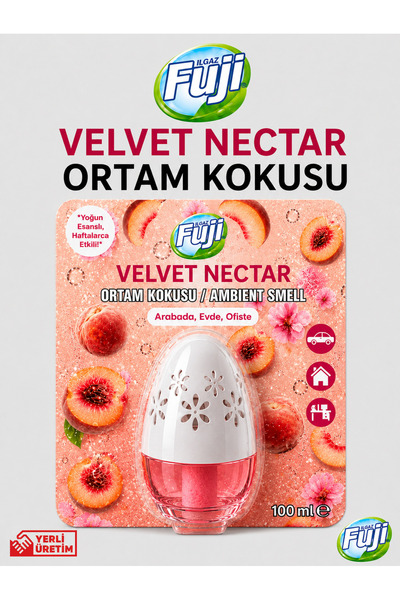 Ilgaz Fuji Şeftali Kokulu Araç, WC, Oda ve Ortam Kokusu 100 ml | Velvet Necta...