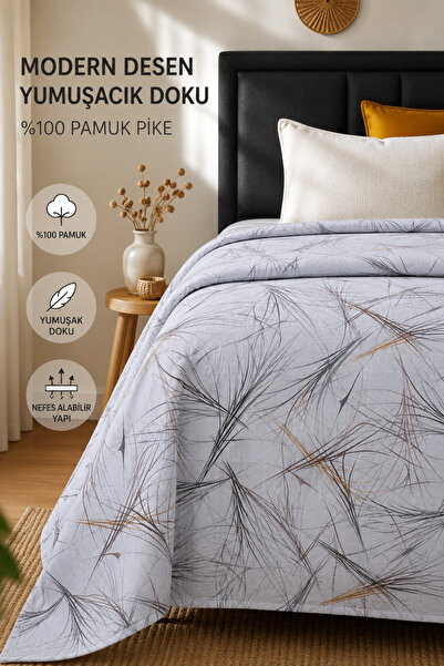 Senpai Punch Single Cotton Four Season Pique Bedspread 160X240 cm |   Elegant...